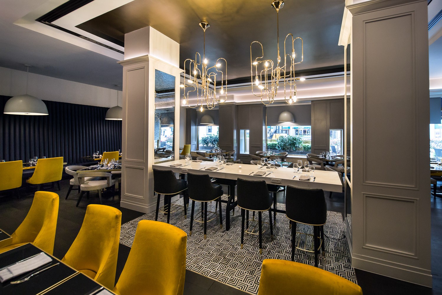 Photo of the hotel Sofitel Washington DC Lafayette Square: Opaline spring 2018 236 mid restaurant view